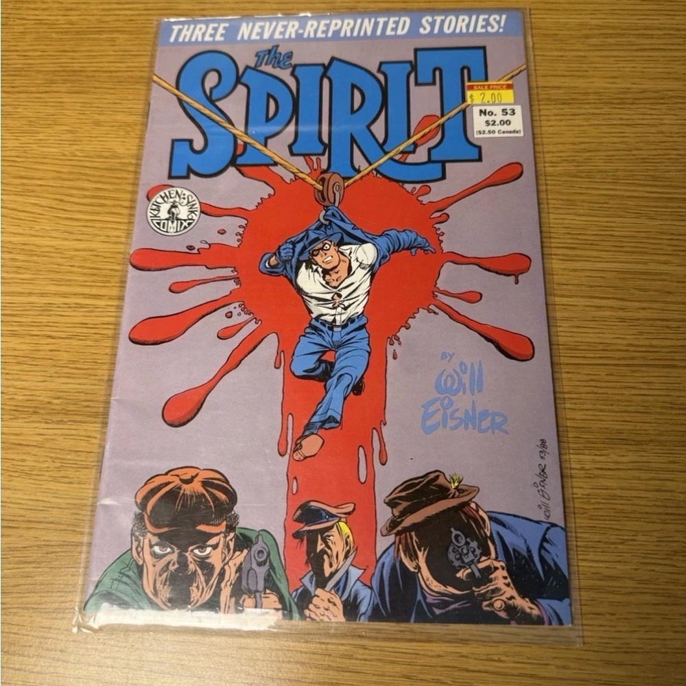 Vintage Comic The Spirit by Will Eisner – Edition 53/88 (1988) – Three Stories